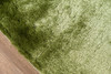 Momeni Luster Shag LS-01 Apple Green Hand Tufted Area Rugs