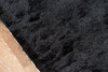 Momeni Luster Shag LS-01 Black Hand Tufted Area Rugs