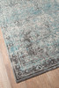 Momeni Luxe LX-16 Turquoise Machine Made Area Rugs