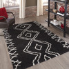 Momeni Maya MAY-1 Black Machine Made Area Rugs