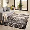 Momeni Monterey MO-02 Charcoal Machine Made Area Rugs