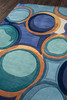 Momeni New Wave NW133 Blue Hand Tufted Area Rugs