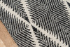 Erin Gates River RIV-1 Black Hand Woven Area Rugs