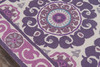 Momeni Suzani Hook SZI-1 Purple Hand Hooked Area Rugs
