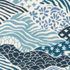 Madcap Cottage Under A Loggia UND-1 Blue Hand Hooked Area Rugs