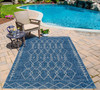 Novogratz Villa VI-08 Blue Machine Made Area Rugs