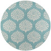 Momeni Veranda VR-45 Aqua Hand Hooked Area Rugs