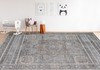 Amer Rugs Fairmont FAI-6 Charcoal Gray Machine-made Area Rugs