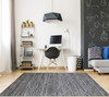 Amer Rugs Heaven HEA-6 Dark Gray Black Hand-woven Area Rugs
