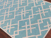Amer Rugs Zara ZAR-58 Turquoise Blue Flat-weave Area Rugs