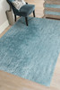 Amer Rugs Metro MET-45 Newborn Blue Blue Shag Area Rugs