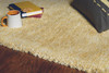 KAS Rugs Bliss 1586 Yellow Heather Shag Hand-woven Area Rugs