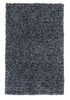 KAS Rugs Bliss 1583 Black Heather Shag Hand-woven Area Rugs