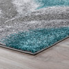 Dalyn Modern Greys MG4441 Teal Woven Area Rugs