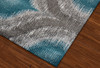 Dalyn Modern Greys MG4441 Teal Woven Area Rugs