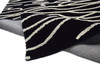 Dalyn Pesario PE3 Black Tufted Area Rugs