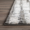 Dalyn Rocco RC2 Silver Shag Area Rugs