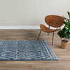 Dalyn Rocco RC5 Navy Shag Area Rugs
