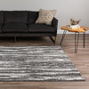 Dalyn Rocco RC6 Charcoal Shag Area Rugs