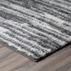 Dalyn Rocco RC6 Charcoal Shag Area Rugs