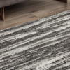Dalyn Rocco RC6 Charcoal Shag Area Rugs