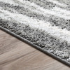 Dalyn Rocco RC6 Charcoal Shag Area Rugs