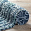 Dalyn Rocco RC6 Navy Shag Area Rugs