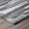 Dalyn Rocco RC7 Charcoal Shag Area Rugs