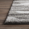 Dalyn Rocco RC7 Charcoal Shag Area Rugs