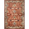 Palmetto Living Alexandria Tazum Red Faded Machine Woven Area Rugs