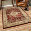 Palmetto Living Aria Prometheus Rouge Machine Woven Area Rugs