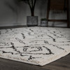 Palmetto Living Casablanca Tribal 10 White Machine Woven Area Rugs