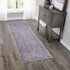 Palmetto Living Cotton Tail Solid Grey Machine Woven Area Rugs