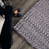 Palmetto Living Cotton Tail Solid Grey Machine Woven Area Rugs