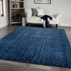 Palmetto Living Cotton Tail Solid Royal Machine Woven Area Rugs