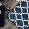 Palmetto Living Cotton Tail Solid Royal Machine Woven Area Rugs