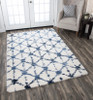 Rizzy Home Adana AN697A Geometric Power Loomed Area Rugs