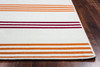 Rizzy Home Glendale GD5904 Stripe Power Loomed Area Rugs