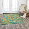 Rizzy Home Arden Loft-Kavali KA104B Center Medallion Hand Tufted Area Rugs