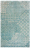 Rizzy Home Pandora PR2378 Teal Hand Tufted Wool - 8' X 10' Rectangle Area Rug