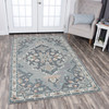 Rizzy Home Resonant RS933A Central Medallion Hand Tufted Area Rugs