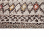 Abacasa Granada 2518 Machine-woven Chocolate, Ivory, Red, Blue, Orange Area Rugs
