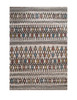 Abacasa Granada 2518 Machine-woven Chocolate, Ivory, Red, Blue, Orange Area Rugs