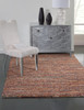 Abacasa Granada 2520 Machine-woven Red, Brown, Yellow, Orange Area Rugs