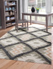 Abacasa Fes 5202 Hand Woven Yellow, Blue, Grey, Natural Area Rugs