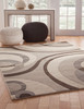 Abacasa Sonoma 7006 Machine-woven Grey, Ivory Area Rugs