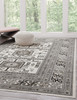 Abacasa Sonoma 7398 Machine-woven Ivory, Grey Area Rugs