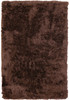 Abacasa Luxe Shag 8507 Hand Woven Chocolate Area Rugs