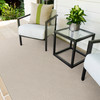Mercer Street Boca Raton Collection Flat-Weave Oyster Area Rugs
