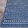 Couristan Recife Saddlestitch Ivory/indigo Indoor/outdoor Area Rugs